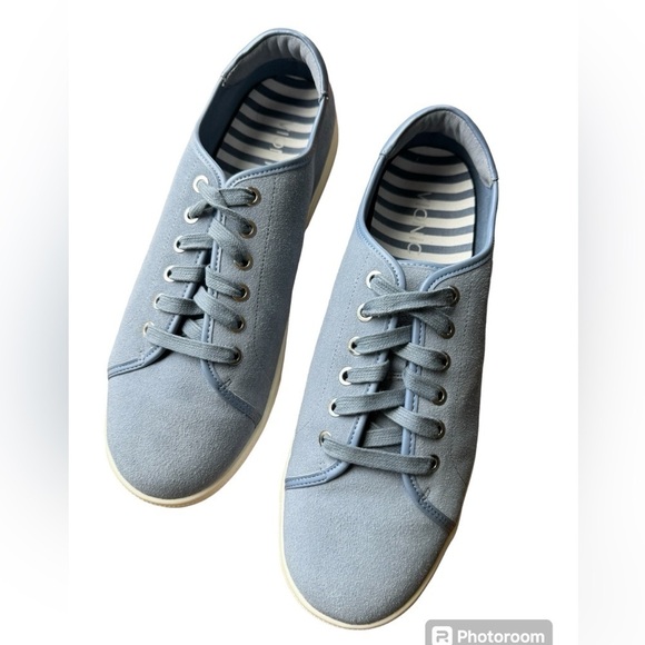 Vionic Brinley Sneaker Water Resistant Blue Suede Womens Shoe size 11 - Picture 10 of 11